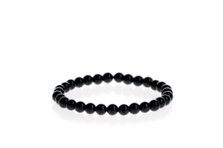 Brățară Pardo pietre semiprețioase Onix de 6mm realizată cu elastic