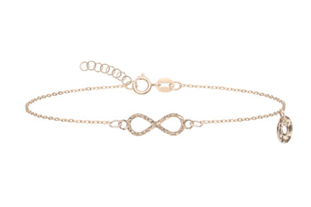 Brățară Pardo cu Charm Infinit din Aur 585 14 K