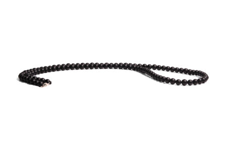 Colier Pardo cu Onix Mat 4 mm și Închizatoare Aur 585 14K