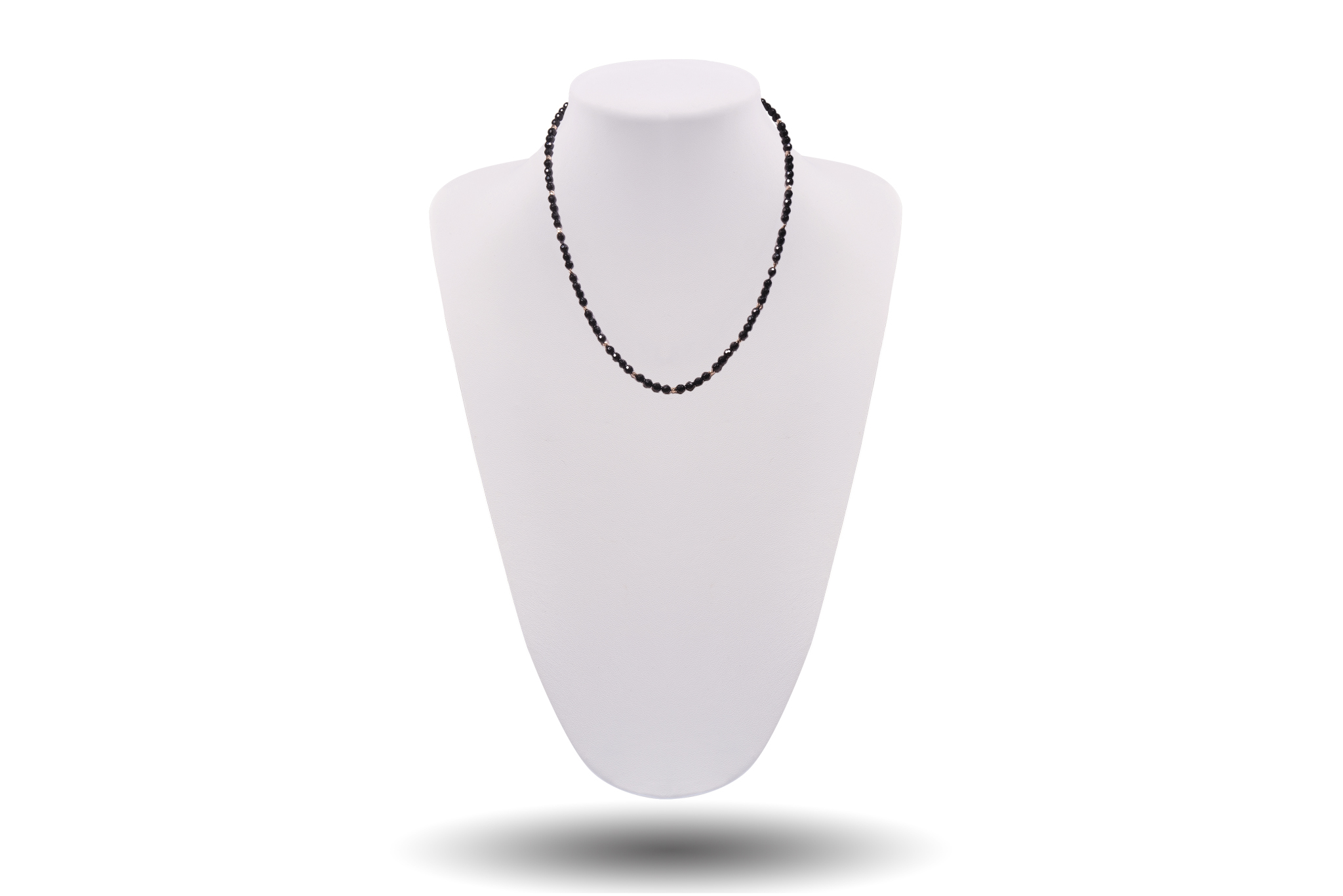 Colier Pardo realizat cu extensie lant si sfere din Aur 585 14 k si Onix Fatetat - imagine 2