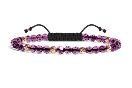 Bratara  Pardo realizata cu Cristale Preciosa și sfere de Aur 585 14K