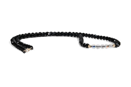 Colier Pardo din Aur 585 14K si Cristale Preciosa